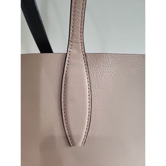 Kate Spade Disney Minnie Mouse Pink Leather Reversible Large Tote Lip Stick Kiss - Picture 9 of 16